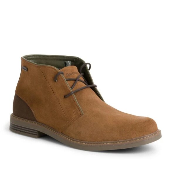 NEW BARBOUR Men's Suede Chukka Boots Fawn 1065MN - Picture 2 of 9